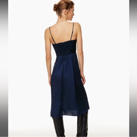 Aritzia Glaze Dress Navy Size 8 - Picture 4 of 13